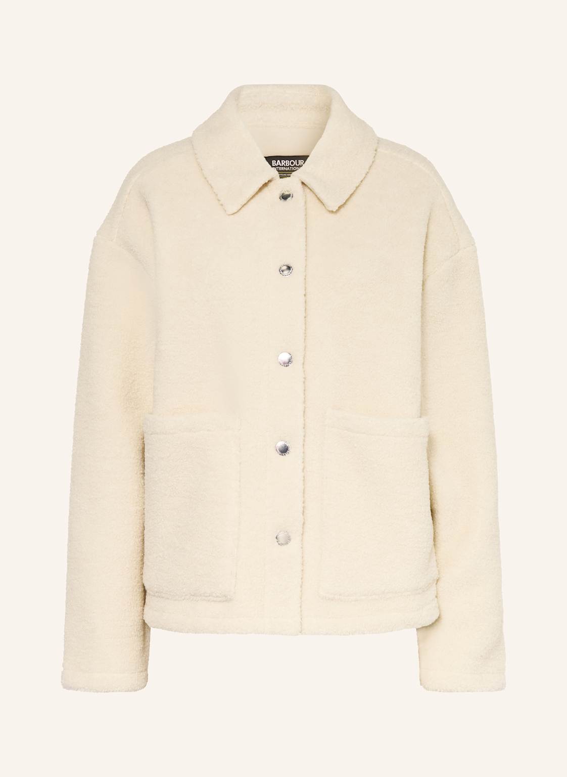 Barbour International Teddyfell-Jacke Rae weiss von Barbour International