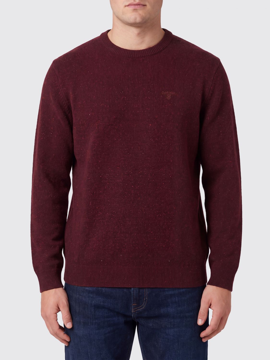 BARBOUR Wollpullover mit Rundhalsausschnitt und Rippbündchen von Barbour