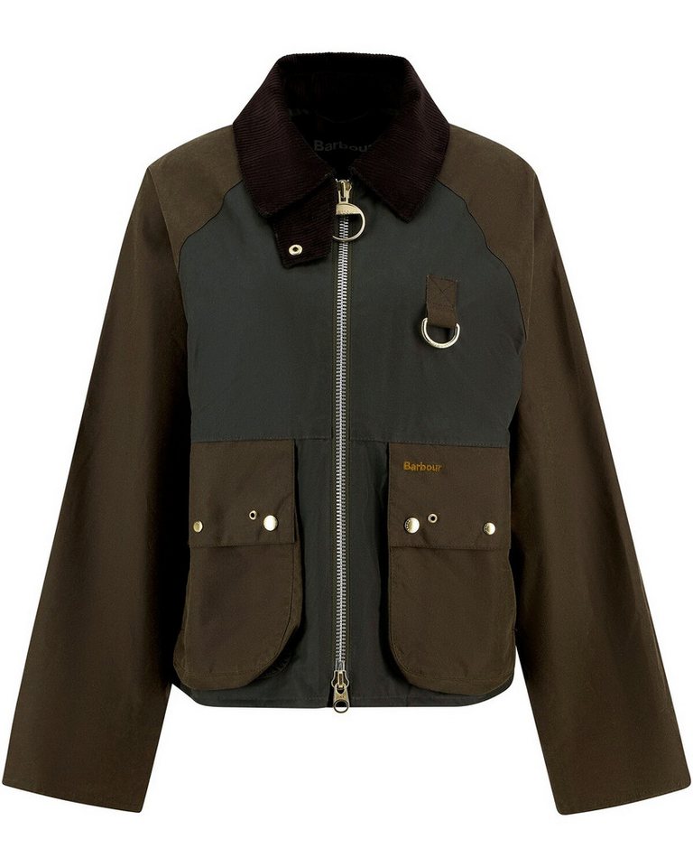 Barbour Allwetterjacke Kurze Wachsjacke Kearton Tartan von Barbour