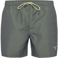 Barbour Badehose mit floralem Allover-Print und Label-Schriftzug von Barbour