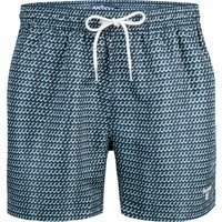 Barbour Herren Badeshorts blau Mikrofaser Gemustert von Barbour