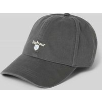 Barbour Basecap aus reiner Baumwolle Modell 'CASCADE' in Hellgrau, Größe 1 von Barbour