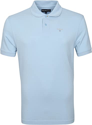 Barbour Basic Pique Poloshirt Hellblau - XL - Herren - Bekleidung - Modern-fit von Barbour