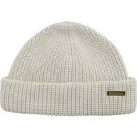 Barbour Beanie aus einem Rippstrick.Wollgemisch mit Lapel-Pin in 0 von Barbour