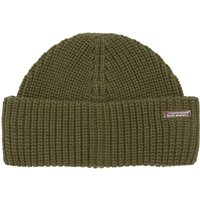 Barbour Beanie aus einem Rippstrick.Wollgemisch mit Lapel-Pin in 0 von Barbour