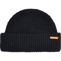 Barbour Beanie aus einem Rippstrick.Wollgemisch mit Lapel-Pin in 0 von Barbour