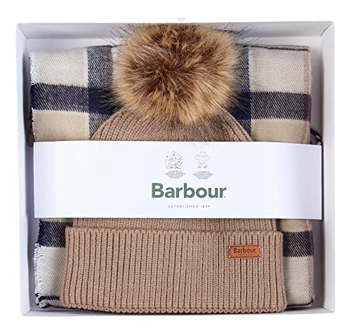 Barbour - Beanie & Scarf Beige LGS0054 von Barbour