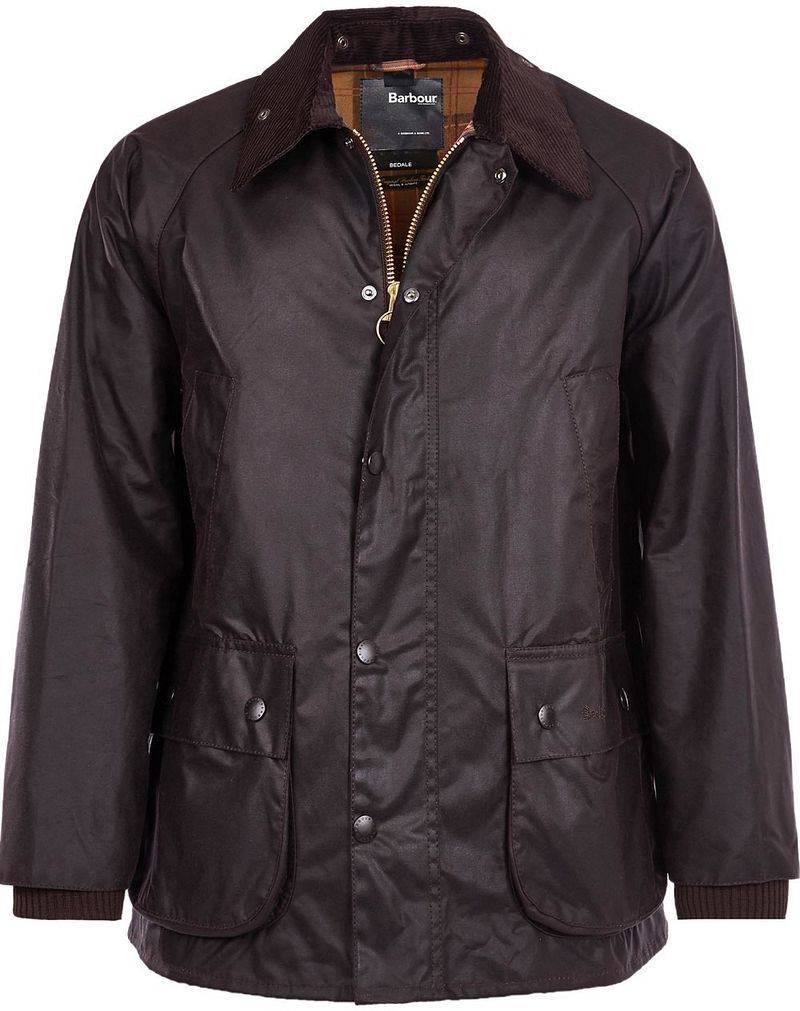 Barbour Bedale Wachsjacke Braun - Größe 54 von Barbour