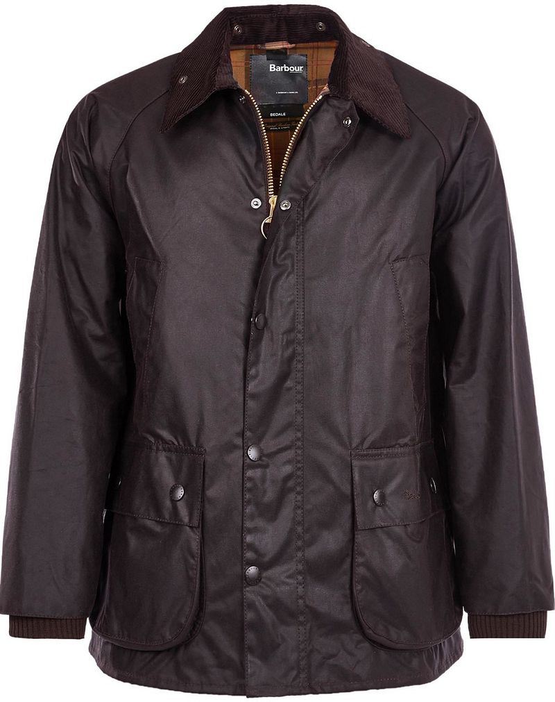 Barbour Bedale Wachsjacke Braun - Größe 56 von Barbour