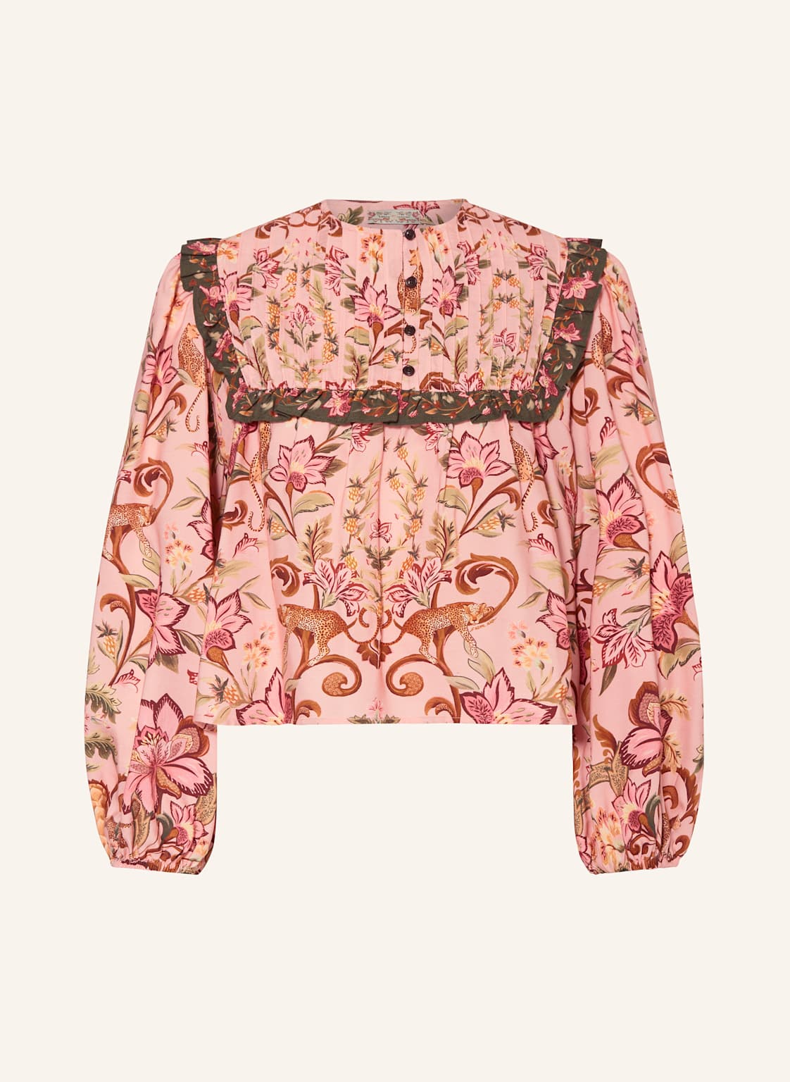 Barbour Blusenshirt Mit Rüschen rosa von Barbour