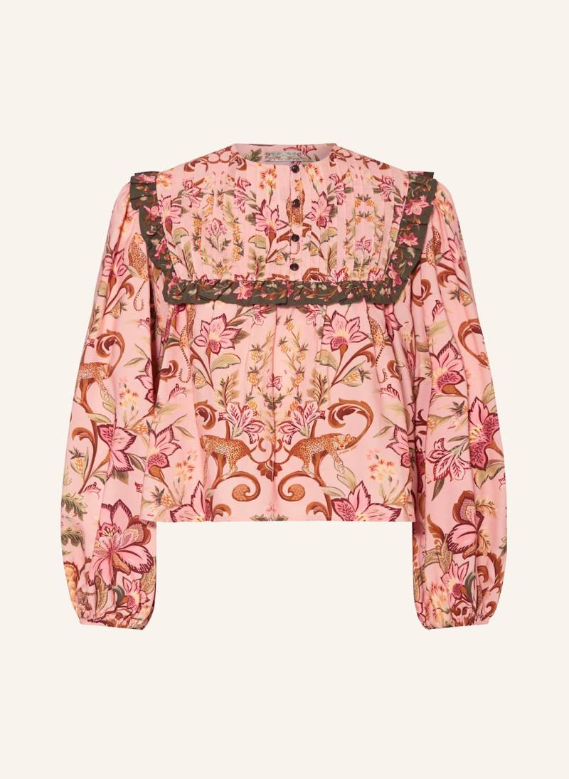 Barbour Blusenshirt Mit Rüschen rosa von Barbour