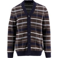 Barbour Cardigan Kane mit Tartan-Muster aus Wolle in M von Barbour