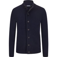 Barbour Cardigan aus Lammwolle mit Knopfleiste und Zip in XL von Barbour