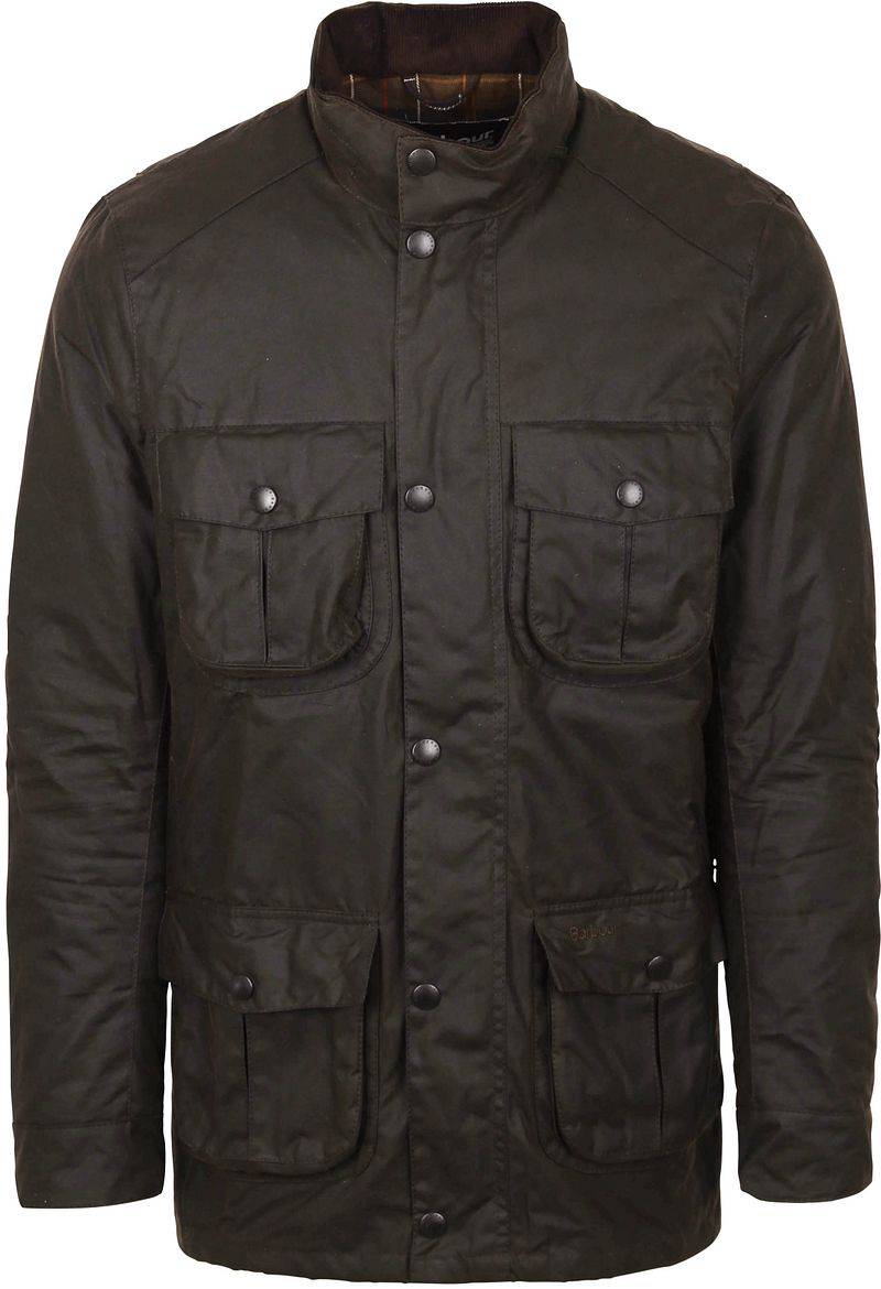 Barbour Corbridge Wachsjacke Olive - Größe L von Barbour