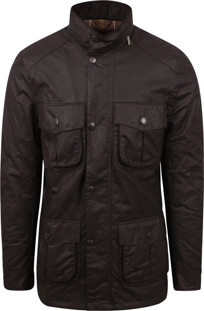 Barbour Corbridge Wachsjacke Rustic Braun - Größe M von Barbour