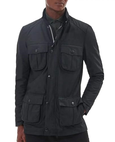 Barbour Corbridge Wachsjacke Schwarz - Grösse XL - Herren - Bekleidung - Modern-fit - Baumwolle - Perfekt für Herbst und Winter von Barbour