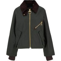 Barbour Damen-Wachsjacke Arlene mit Cordkragen und goldenen Akzenten in 18 von Barbour