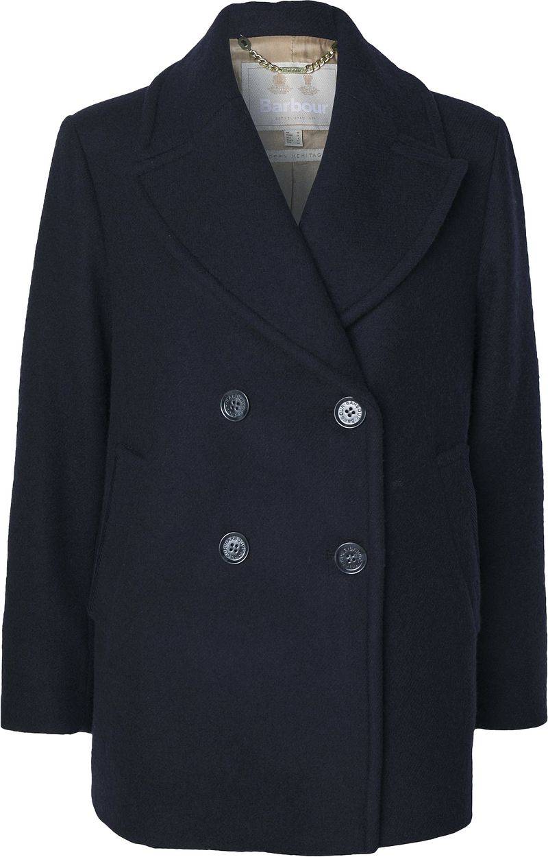 Barbour Dames Peacoat Ingrid Wool Navy - Größe 42 von Barbour
