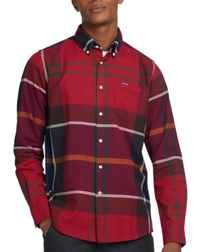 Barbour Dunoon Tailored Shirt, Rot, rot, L von Barbour