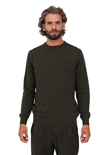 Barbour Essential Lambswool Crew Neck Jumper Seaweed XXL von Barbour