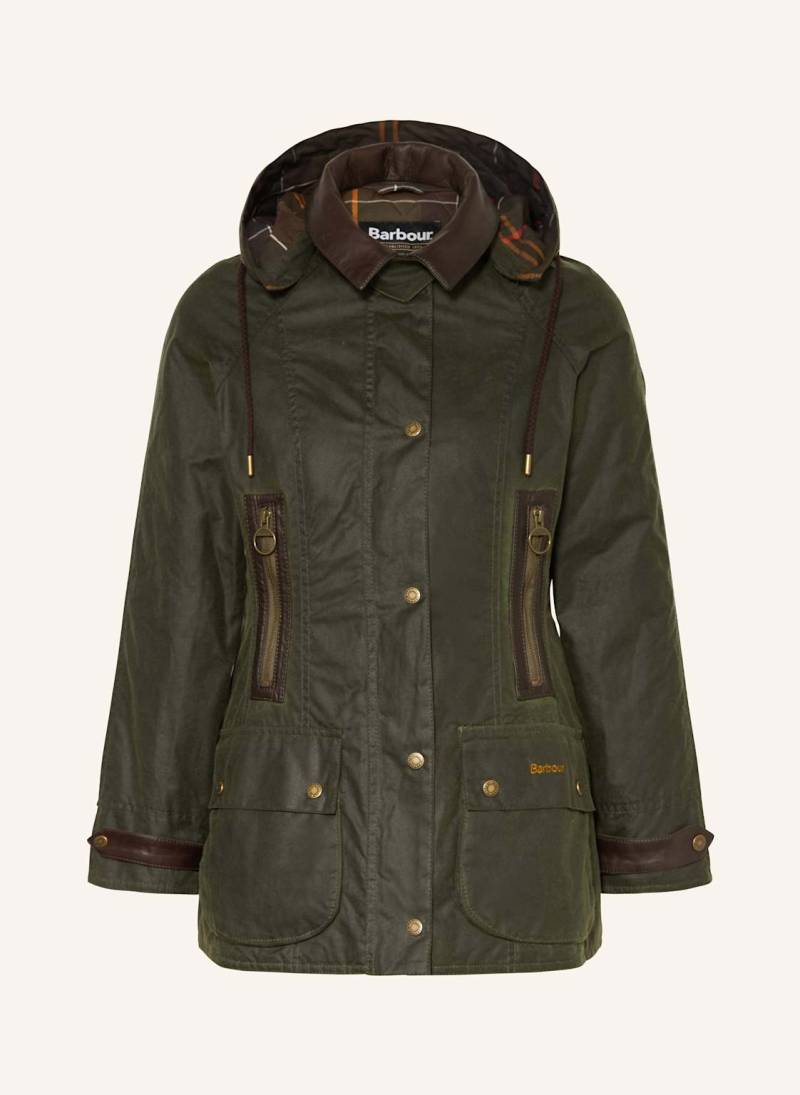 Barbour Fieldjacket Ivy Mit Abnehmbarer Kapuze gruen Barbour Fieldjacket Ivy Mit Abnehmbarer Kapuze gruen von Barbour