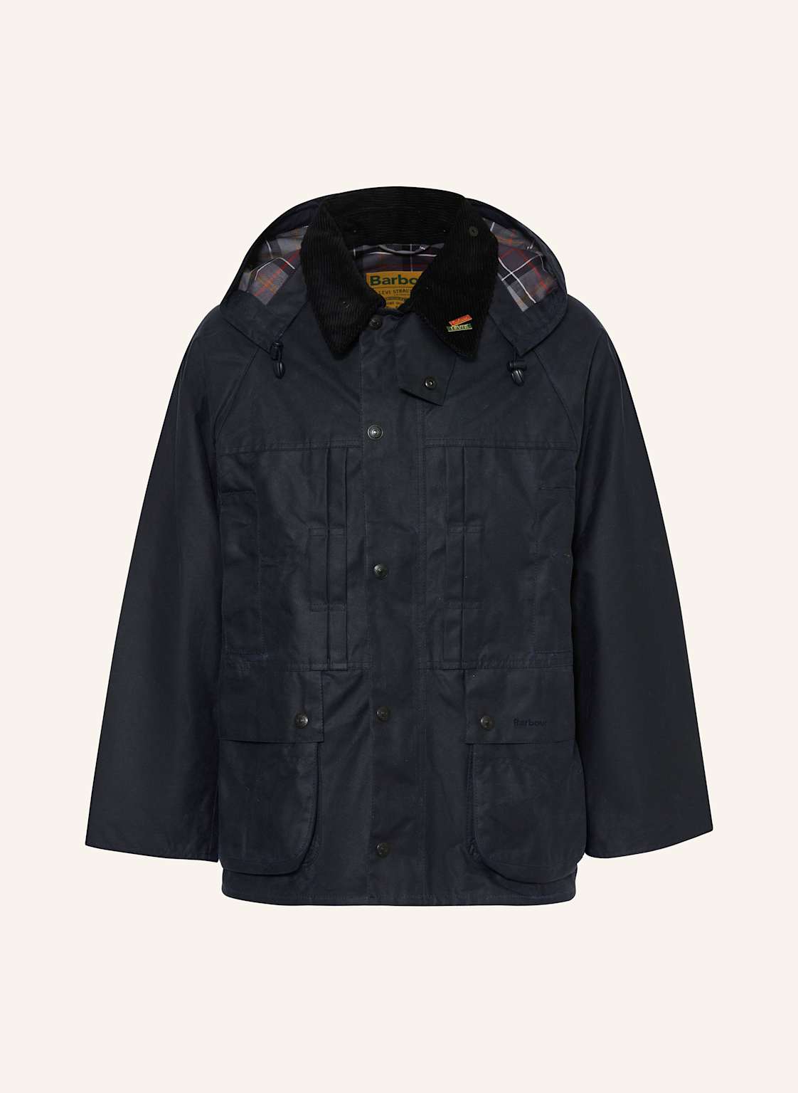 Barbour Fieldjacket Os Bedale Wax blau von Barbour