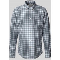 Barbour Freizeithemd mit Knopfleiste in Bleu, Größe XXL von Barbour