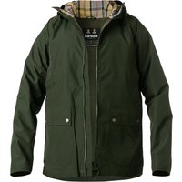 Barbour Herren Funktionsjacke grün Mikrofaser unifarben von Barbour