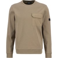 Barbour Sweatshirt Ilford Interlock mit Brusttasche und O-Neck in XXL von Barbour