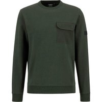 Barbour Sweatshirt Ilford Interlock mit Brusttasche und O-Neck in XXL von Barbour