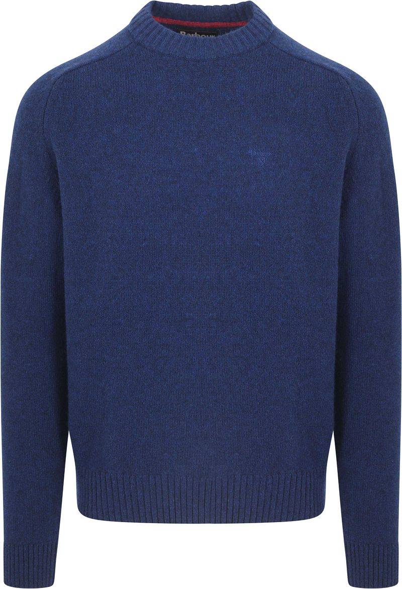 Barbour Grangetown Pullover Wool Kobaltblau - Größe L von Barbour