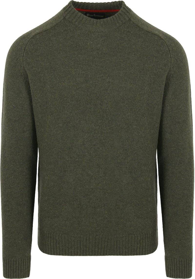 Barbour Grangetown Pullover Wool Olivgrün - Größe XXL von Barbour