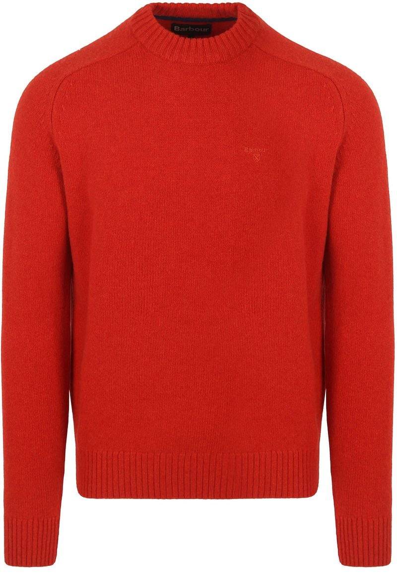 Barbour Grangetown Pullover Wool Rot - Größe XXL von Barbour