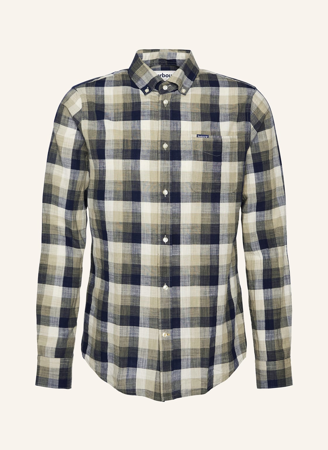 Barbour Hemd Hillroad Tailored Fit gruen von Barbour