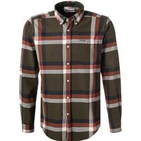 Barbour Herren Hemd grün Baumwolle kariert von Barbour