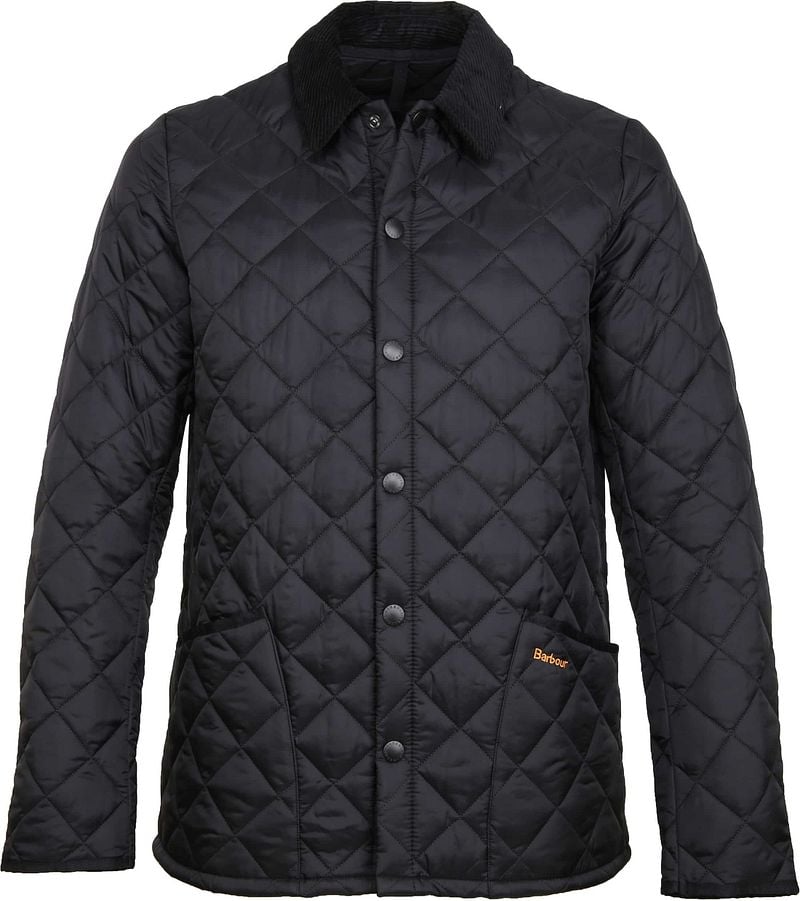 Barbour Heritage Liddesdale Quilted Jacke Schwarz - Größe L von Barbour