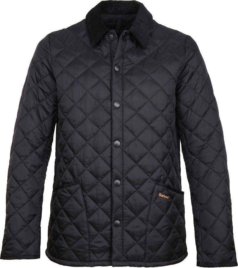 Barbour Heritage Liddesdale Quilted Jacke Schwarz - Größe XXL von Barbour