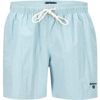 Barbour Herren Badeshorts blau Mikrofaser unifarben von Barbour