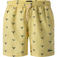 Barbour Herren Badeshorts gelb Mikrofaser von Barbour