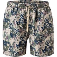 Barbour Herren Badeshorts grün Mikrofaser floral von Barbour