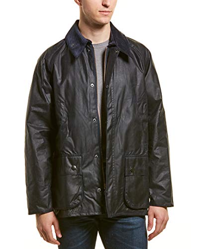 Barbour Herren Bedale Wax Jacket Jacke, Blau (Navy 000), Medium (Herstellergröße: 40) von Barbour