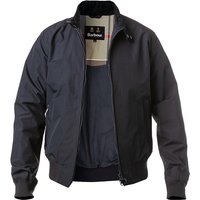 Barbour Herren Blouson blau Mikrofaser unifarben von Barbour