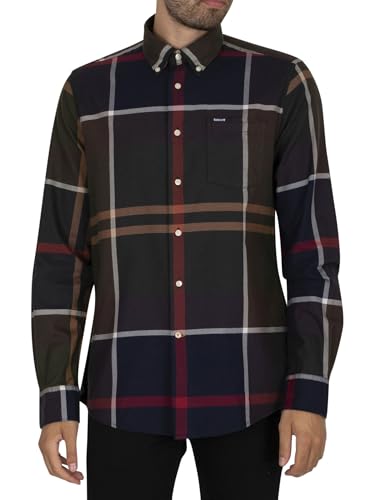 Barbour Herren Dunoon Tailliertes Hemd, Mehrfarbig, XL von Barbour