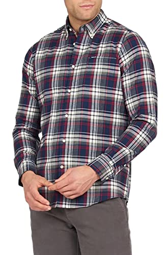 Barbour Herren Harris maßgeschneidertes Hemd, Grün, XL von Barbour