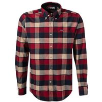 Barbour Herren Hemd rot Baumwolle von Barbour