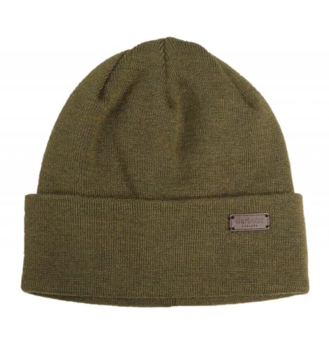 Barbour - Healey Beanie Herrenmütze - Un, Olive, Oliven von Barbour