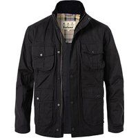 Barbour Herren Jacke blau Baumwolle unifarben von Barbour