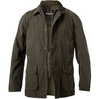 Barbour Herren Jacke grün Baumwolle unifarben von Barbour