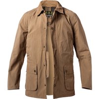 Barbour Herren Jacke beige Baumwolle unifarben von Barbour