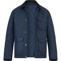 Barbour Herren Steppjacke blau Mikrofaser unifarben von Barbour